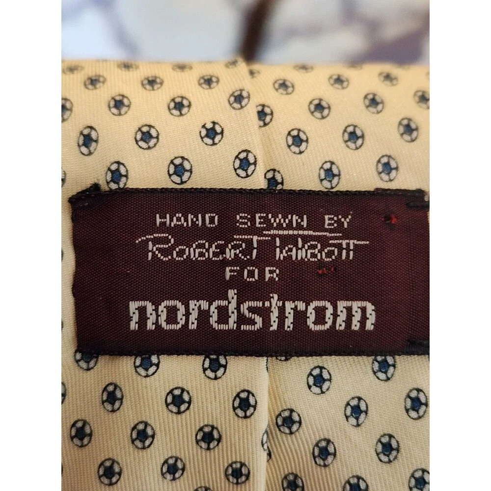 Robert Talbott Nordstrom Silk Tie Red Stripe Hand Sewn USA Lot Of 3